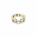 Swarovski® 'Constella' Damen Verchromtem Metall Ring - Gold 5640965