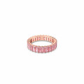 Swarovski® 'Matrix' Damen Verchromtem Metall Ring - Rosé 5647589