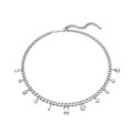 Swarovski® 'Dextera' Damen Metall Halsband - Silber 5671183